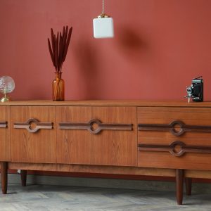 Enfilade Scandinave - Longues Poignées - Années 60
