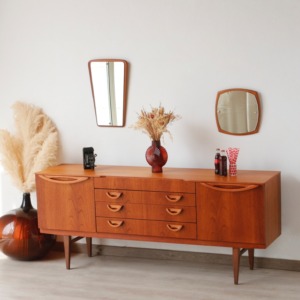Enfilade vintage Beautility teck scandinave