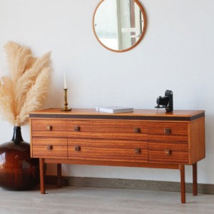Enfilade scandinave 140 cm en teck années 60