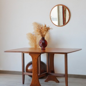 Table scandinave pliante en teck de la marque G-Plan des années 60